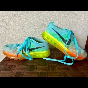 Unique colored Nike tennis shoes